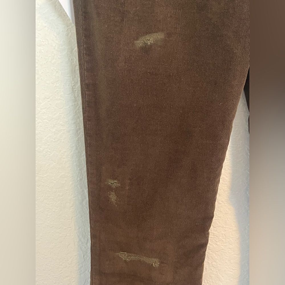 Dsquared2 Women’s trousers in cocoa brown corduroy distressed pants NWT. 40 - Picture 4 of 11